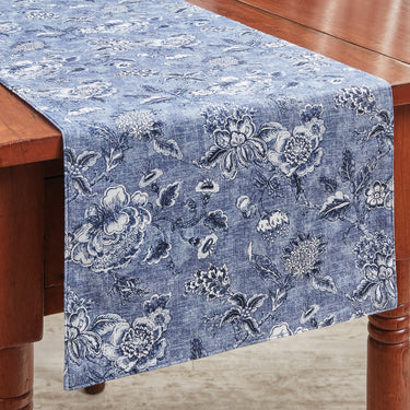Williamsburg Chinois Floral Table Runner 36